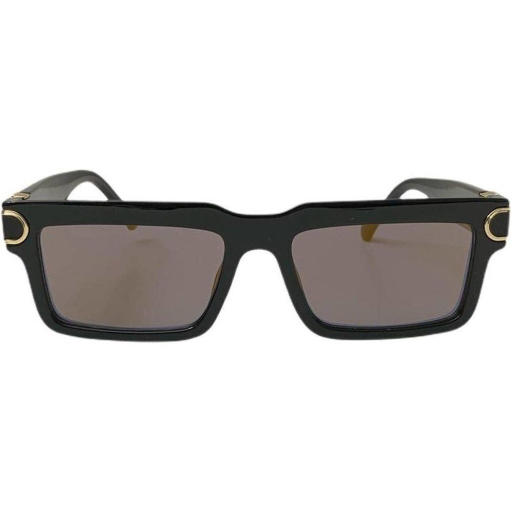 6127 | Black Rectangle Lens Unisex Fashion Sunglasses